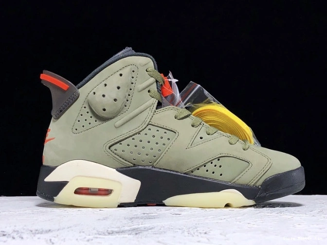Air Scott Travis 6 Olive CN1084-200 x Medium Jordan 0816